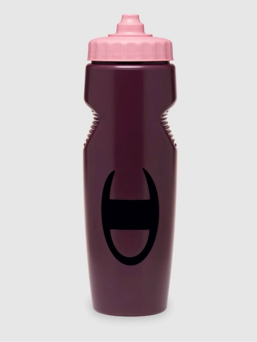 champion water Bottle in Plum with Pink Cap